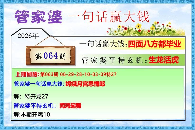 管家婆一句赢大钱